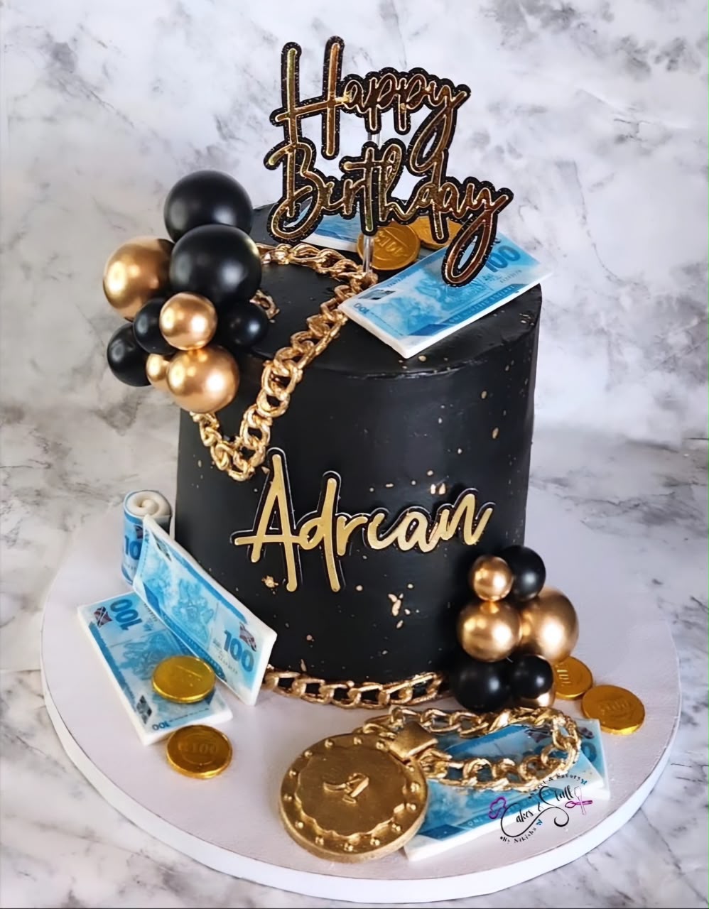 Money and Bling Cake