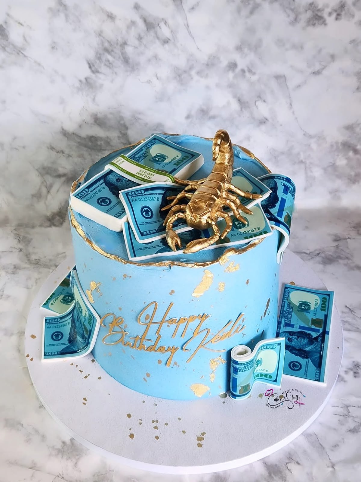 Scorpio Zodiac Cake